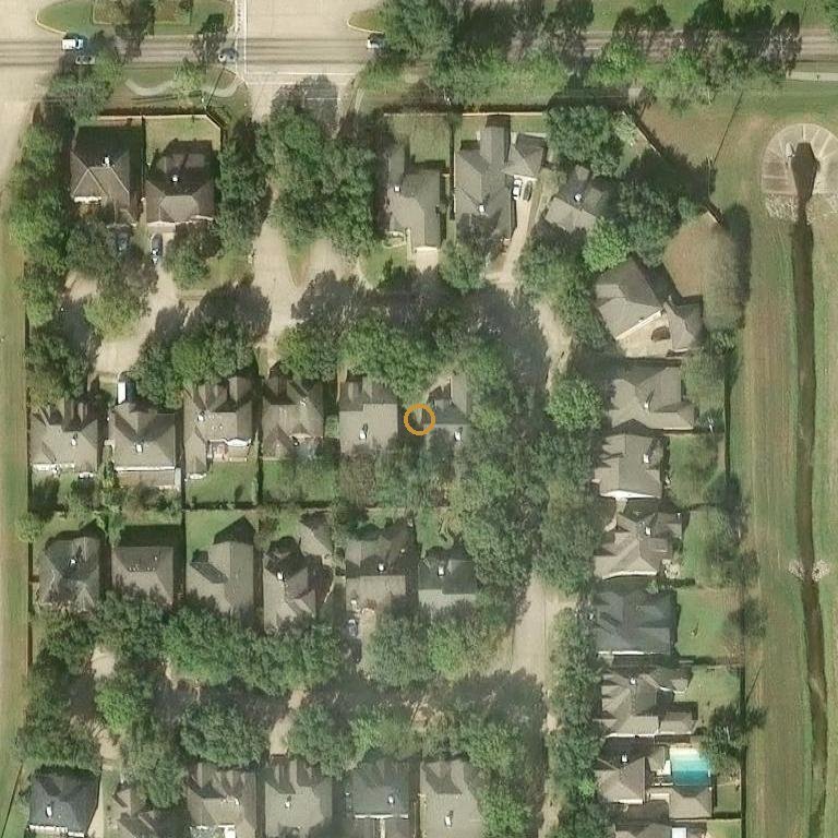 Aerial of 22502 Parkvine Ln, Katy, TX 77450