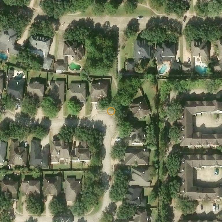 Aerial of 22504 Sail Harbour Ct, Katy, TX 77450
