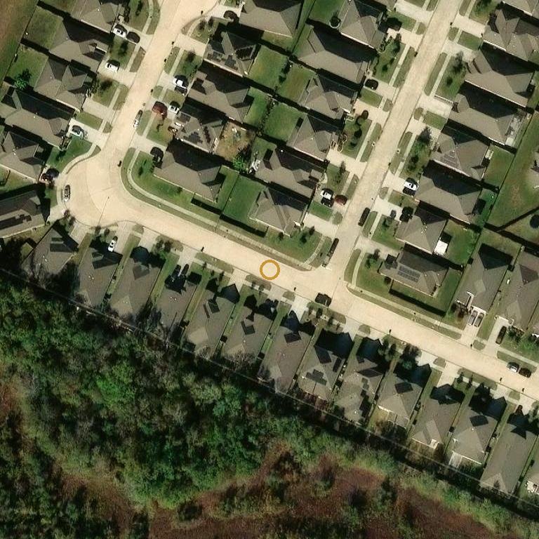 Aerial of 22639 Strathmore Dr, Richmond, TX 77469