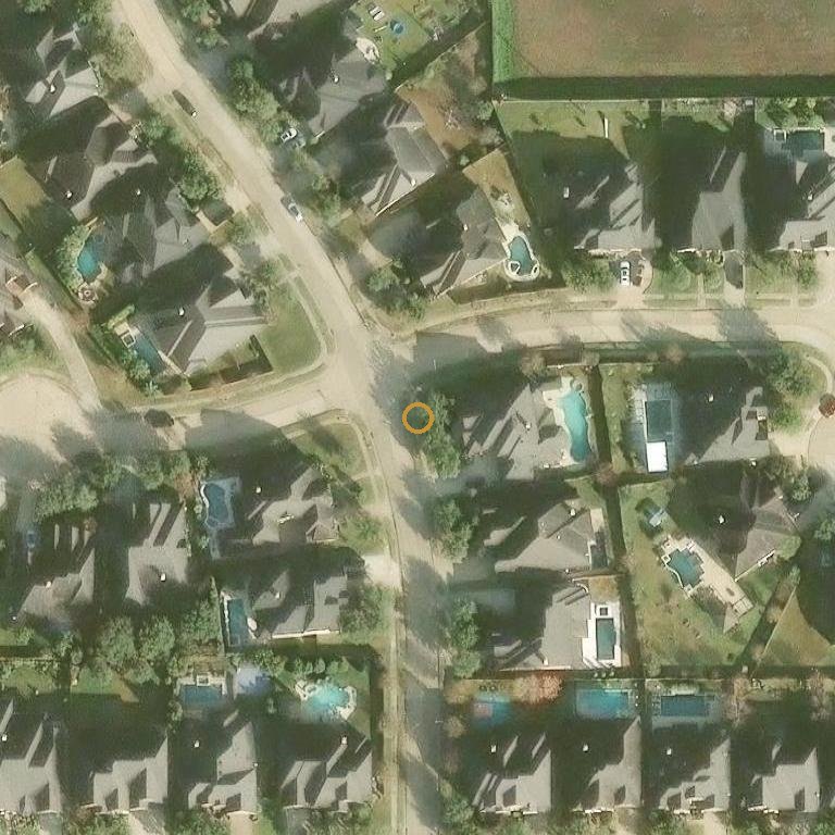Aerial of 2307 Draycutt Dr, Katy, TX 77494