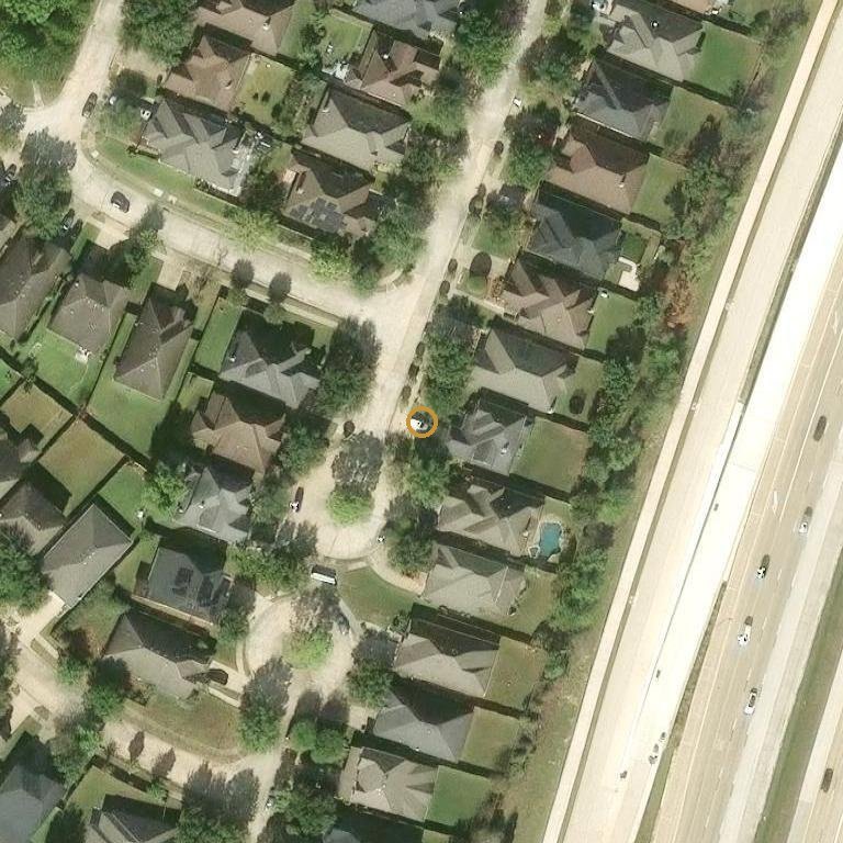 Aerial of 23159 Tranquil Springs Ln, Katy, TX 77494