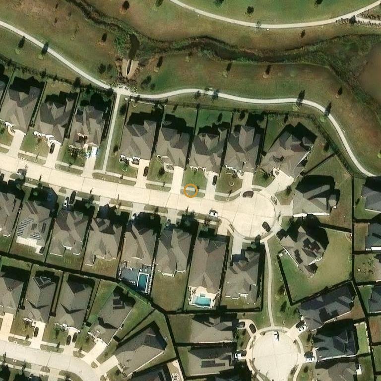 Aerial of 23702 Masterson Garden Ln, Richmond, TX 77469