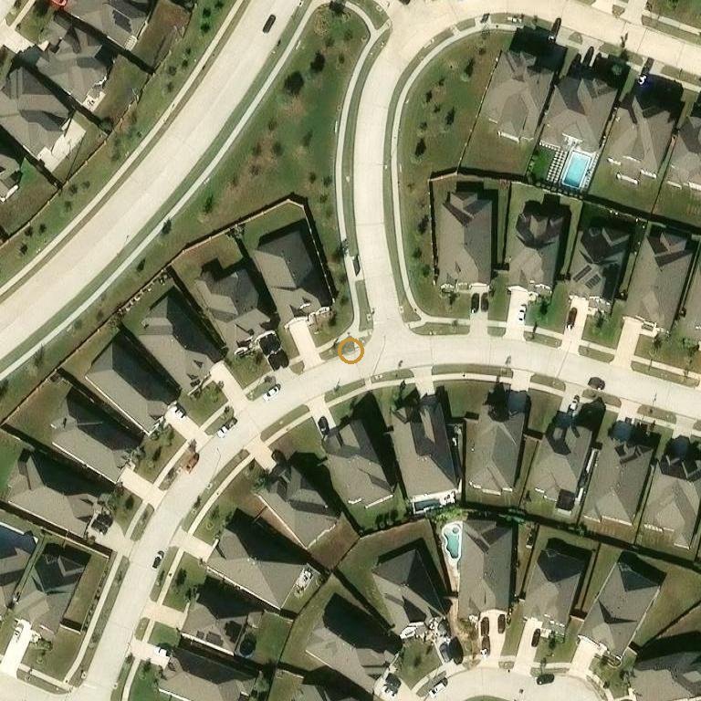 Aerial of 23807 Sweeney Valley Dr, Richmond, TX 77469