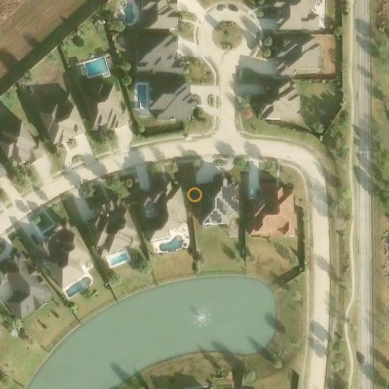 Aerial of 2414 Rainflower Mead, Katy, TX 77494
