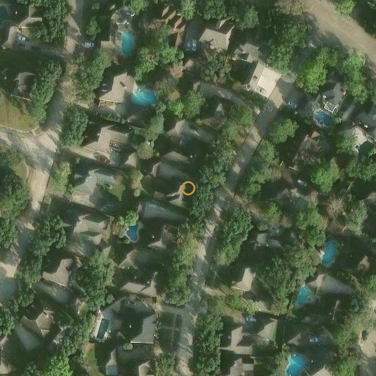Aerial of 24730 Fernglen Dr, Katy, TX 77494
