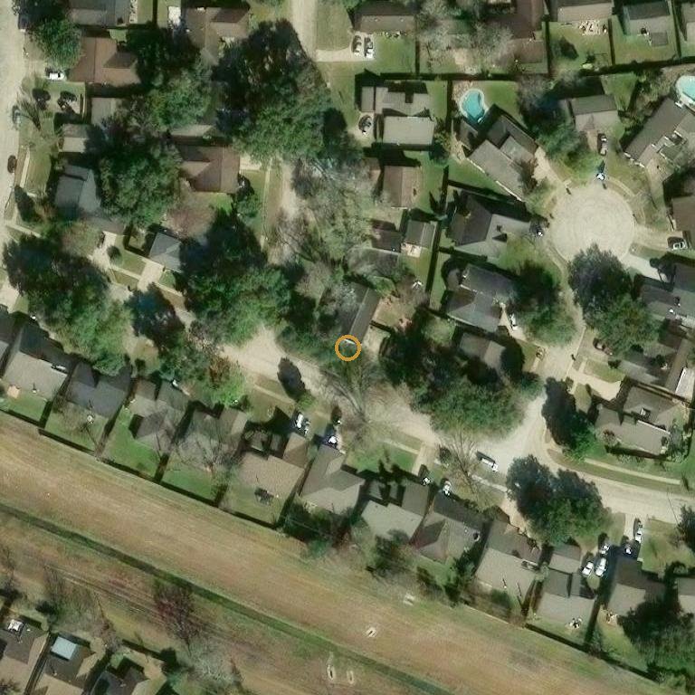 Aerial of 2510 Coopers Post Ln, Sugar Land, TX 77478