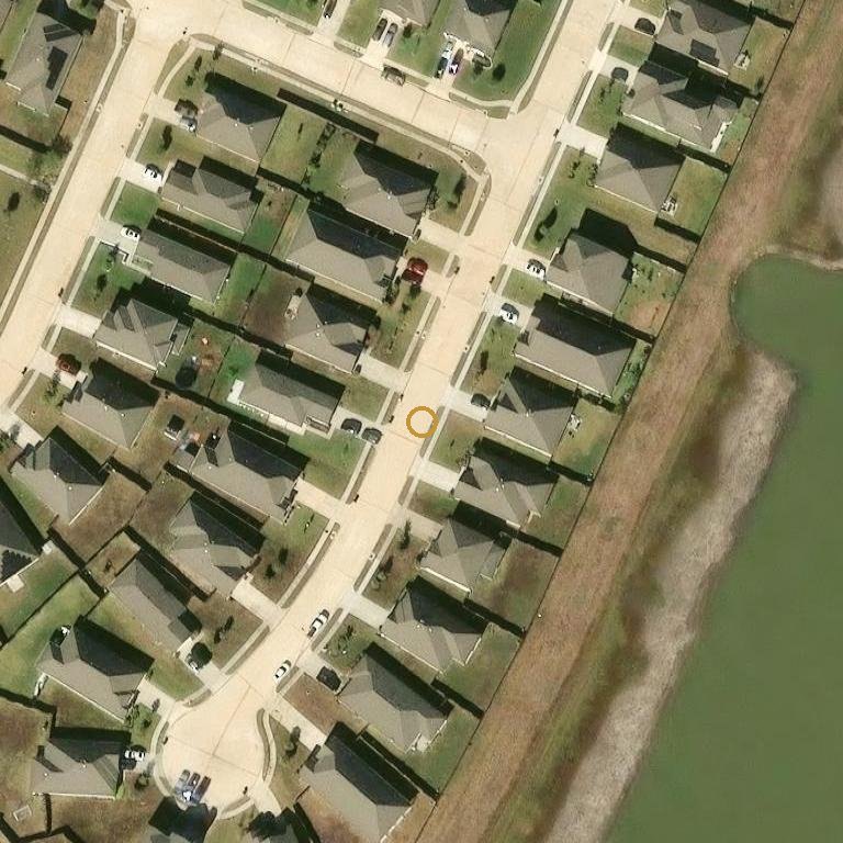 Aerial of 2515 Little Bluestem Ln, Rosenberg, TX 77469