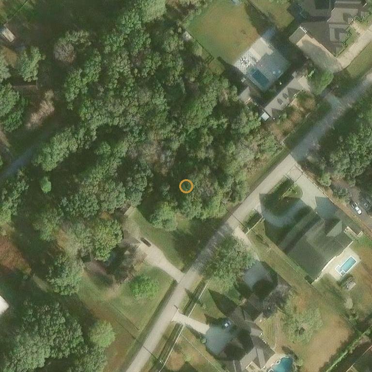 Aerial of 25927 Hunter Ln, Katy, TX 77494