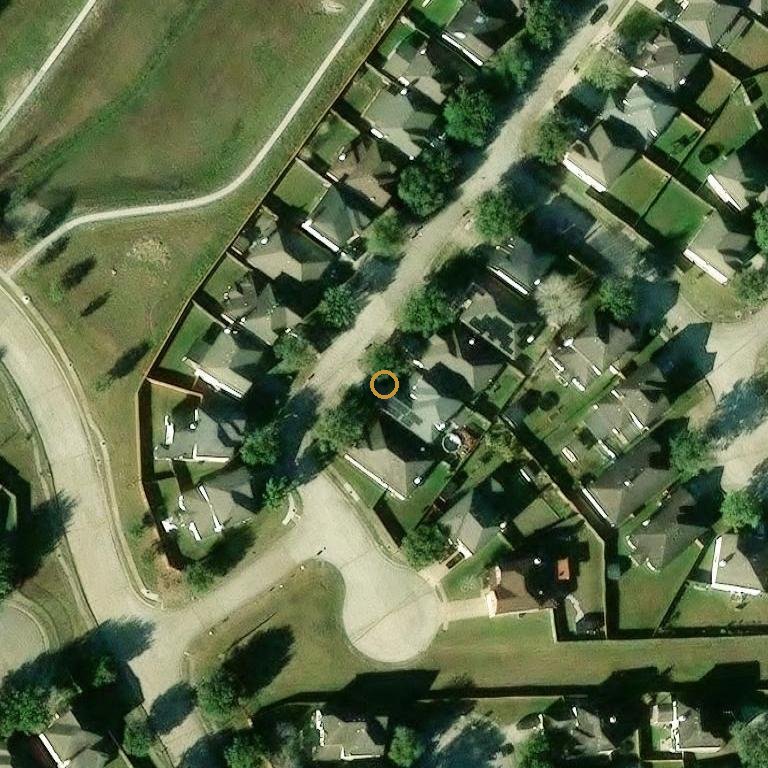 Aerial of 2611 Floral Bloom Way, Fresno, TX 77545