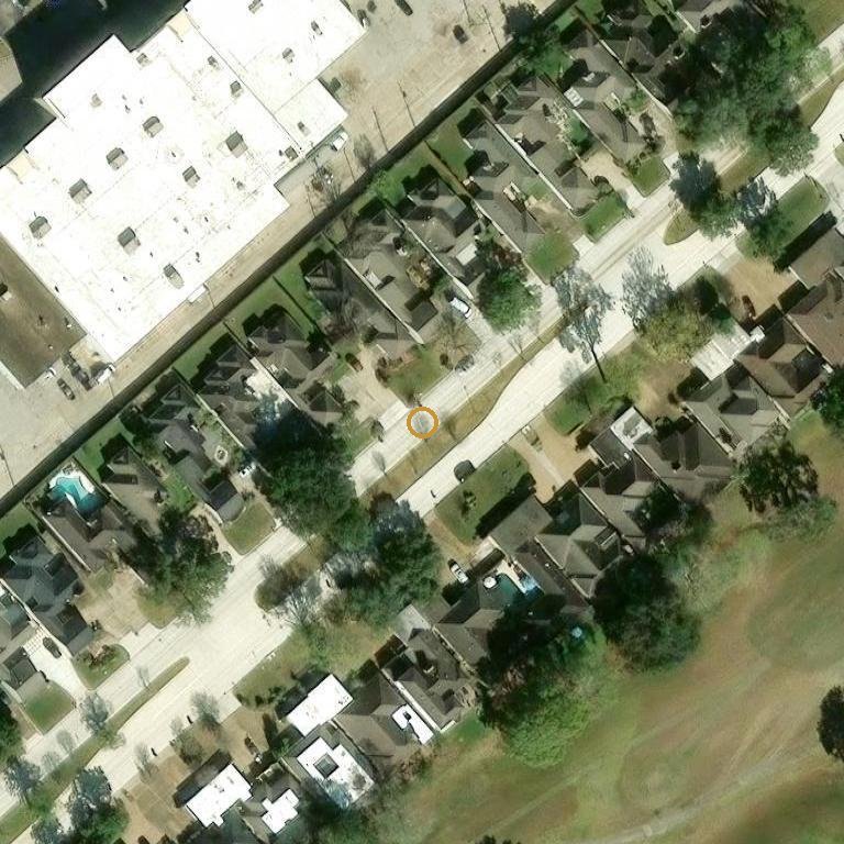 Aerial of 2621 Country Club Blvd, Sugar Land, TX 77478