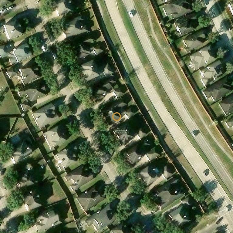 Aerial of 2623 Atlas Dr, Missouri City, TX 77459