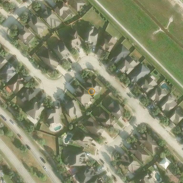 Aerial of 26306 Fox Ridge Ln, Katy, TX 77494