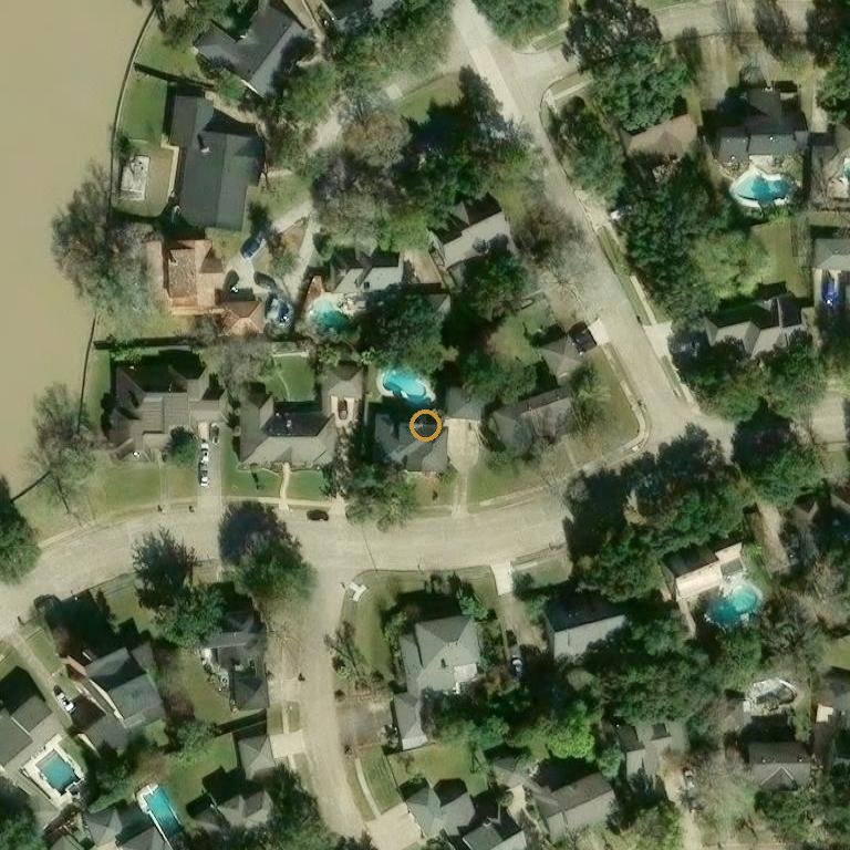 Aerial of 2634 Williams Grant St, Sugar Land, TX 77479