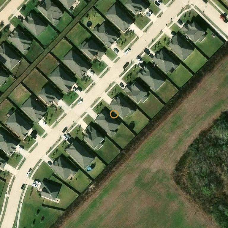 Aerial of 2643 Olivine Stone Dr, Rosenberg, TX 77469