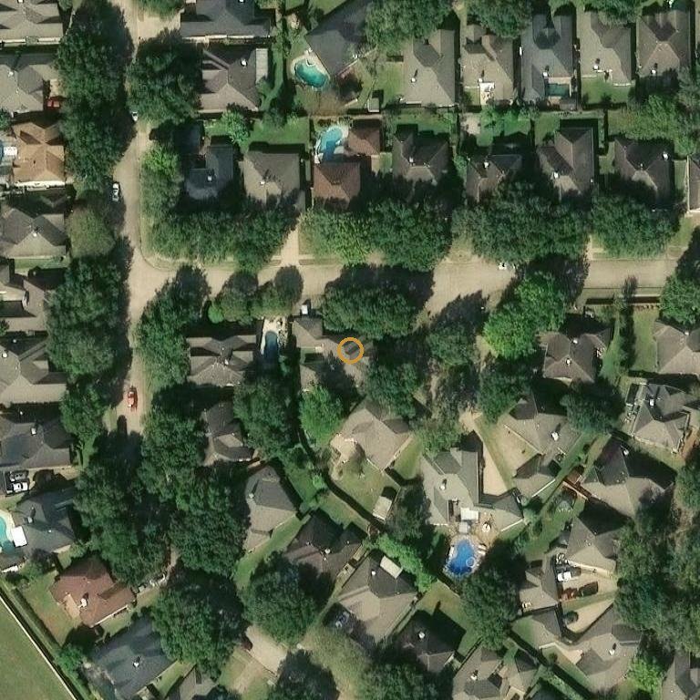 Aerial of 2710 Green Falls Ln, Richmond, TX 77406