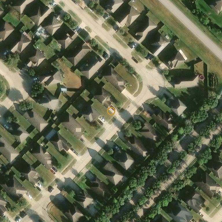 Aerial of 2714 Finwood Dr, Rosenberg, TX 77471