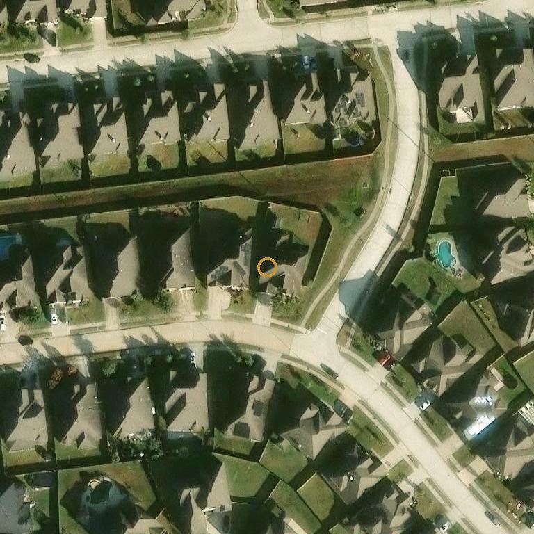 Aerial of 28026 Middlewater View Ln, Katy, TX 77494