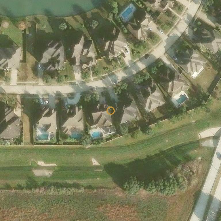 Aerial of 2826 Hollinasworth Pine Ln, Katy, TX 77494
