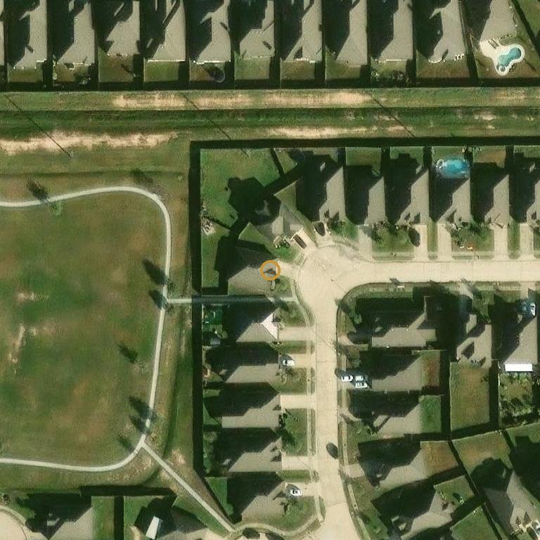 Aerial of 2914 Sloat Hill Ln, Katy, TX 77494