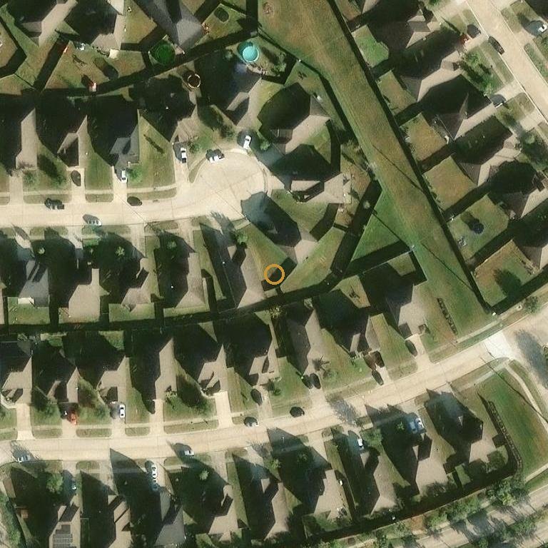 Aerial of 3011 Currier Ct, Rosenberg, TX 77471