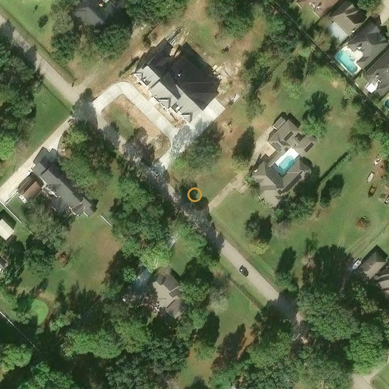 Aerial of 3019 North Saddlebrook Ln, Katy, TX 77494