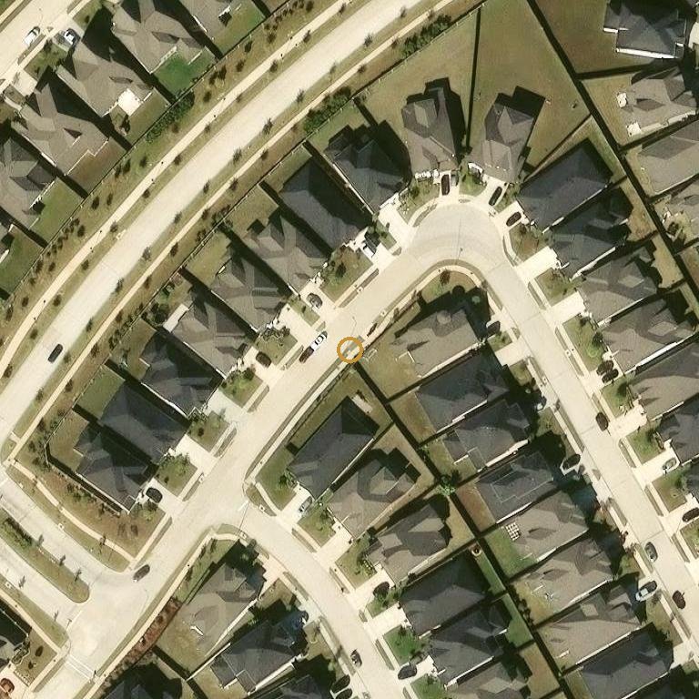 Aerial of 310 Papershell Path, Richmond, TX 77406