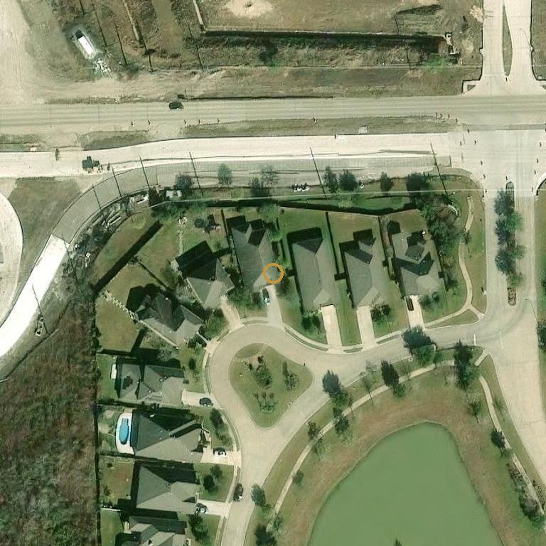 Aerial of 3128 Vintage View Ln, Pearland, TX 77584