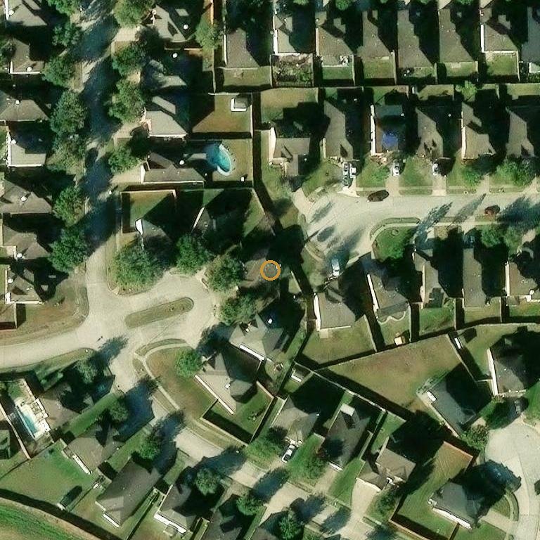 Aerial of 3206 Thebes, Missouri City, TX 77459