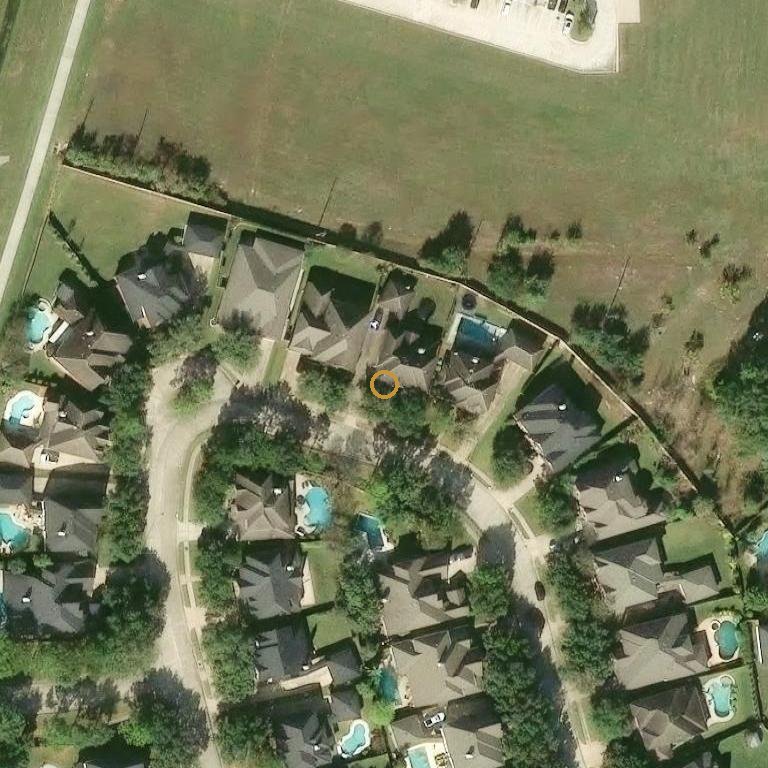 Aerial of 3215 Brinmont Pl, Katy, TX 77494