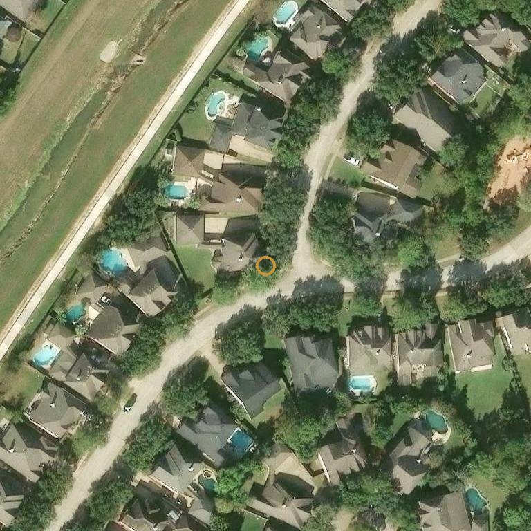 Aerial of 3227 Trotwood Ln, Katy, TX 77494