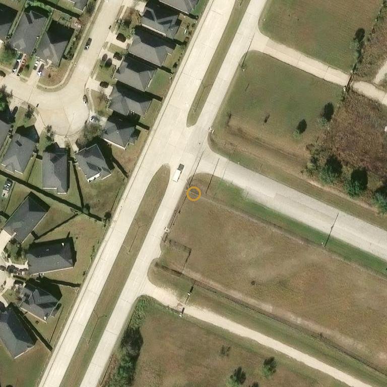 Aerial of 345 Benton Rd, Rosenberg, TX 77469