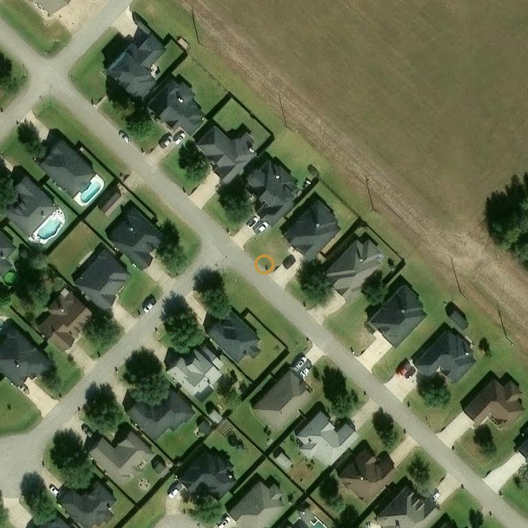 Aerial of 3803 Crestwood Cir, Needville, TX 77461