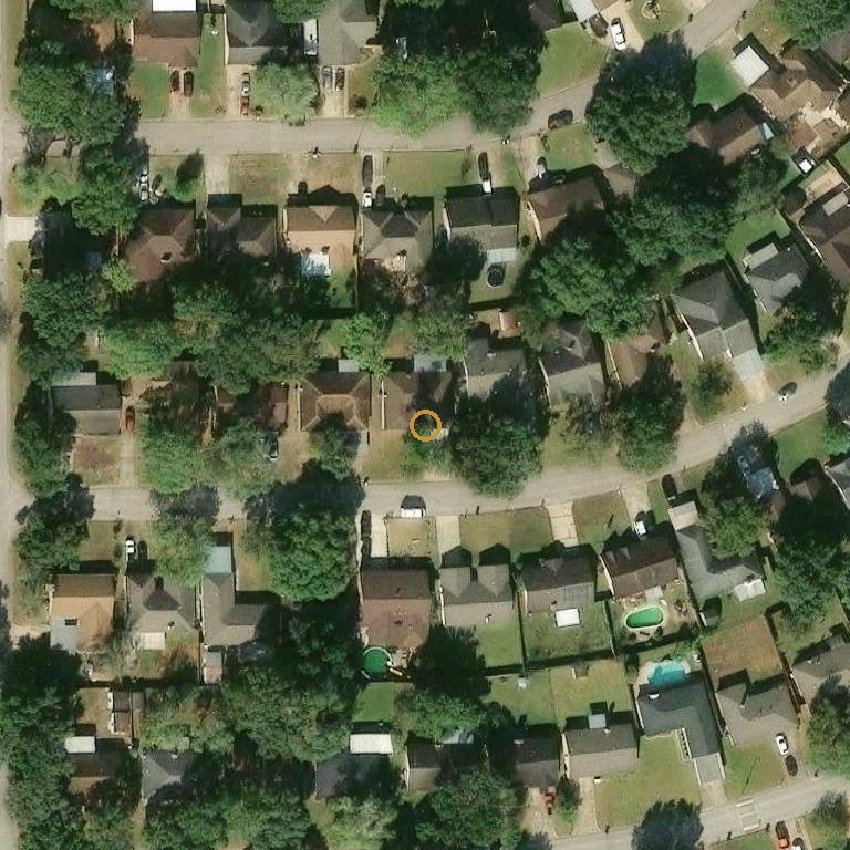 Aerial of 3915 Brumbelow St, Rosenberg, TX 77471