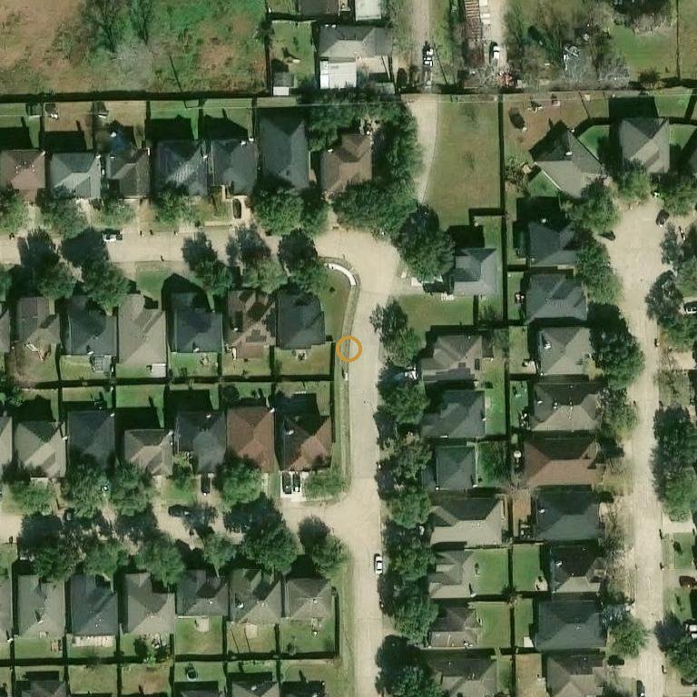 Aerial of 3919 Jan St, Fresno, TX 77545