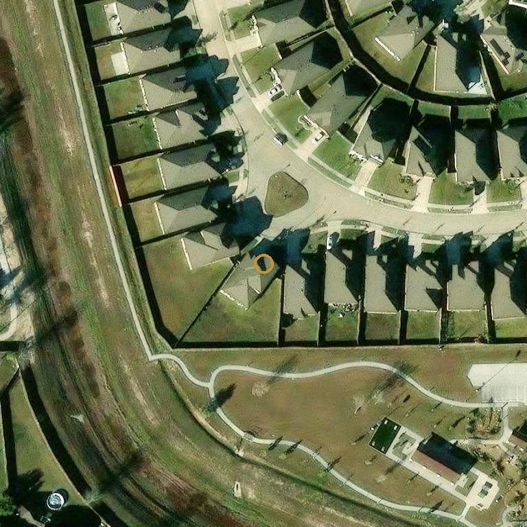 Aerial of 3962 Canyon Shore Ln, Missouri City, TX 77459