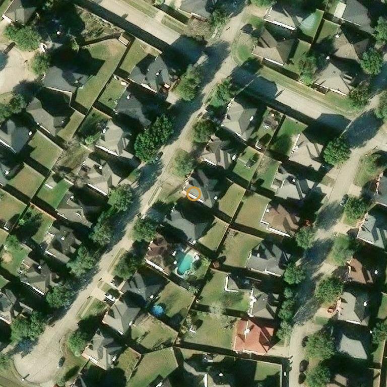 Aerial of 4031 Dogwood Bough Ln, Fresno, TX 77545