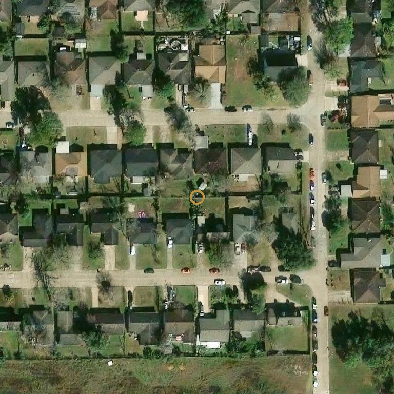 Aerial of 4318 Oakstde Dr, Houston, TX 77053
