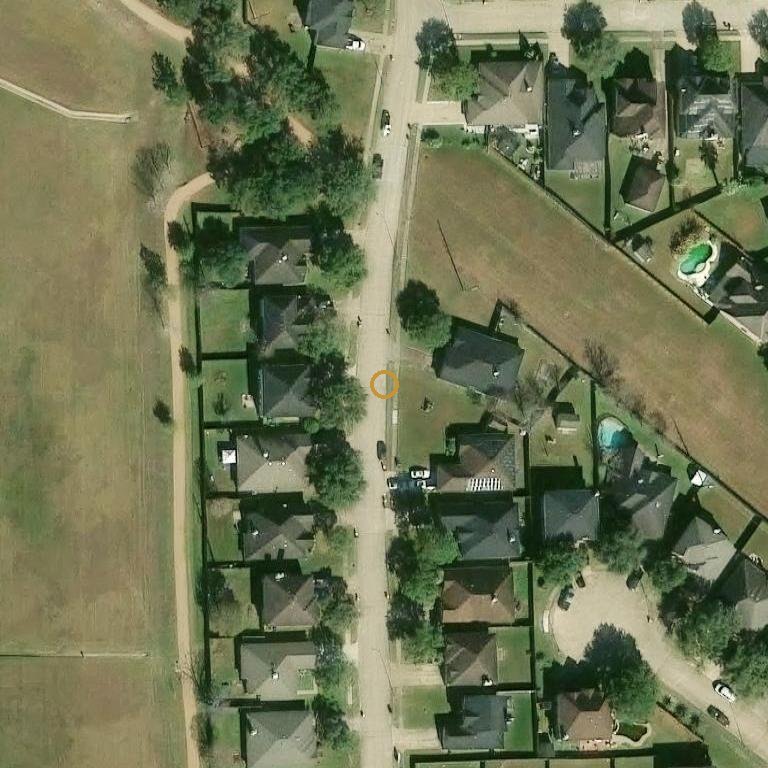 Aerial of 4423 Eaglewood Trl Dr, Fresno, TX 77545
