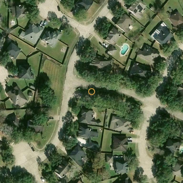 Aerial of 4607 East Thunder Wood Cir, Fresno, TX 77545
