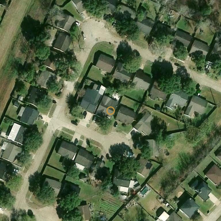 Aerial of 4714 Raven Ridge, Houston, TX 77053
