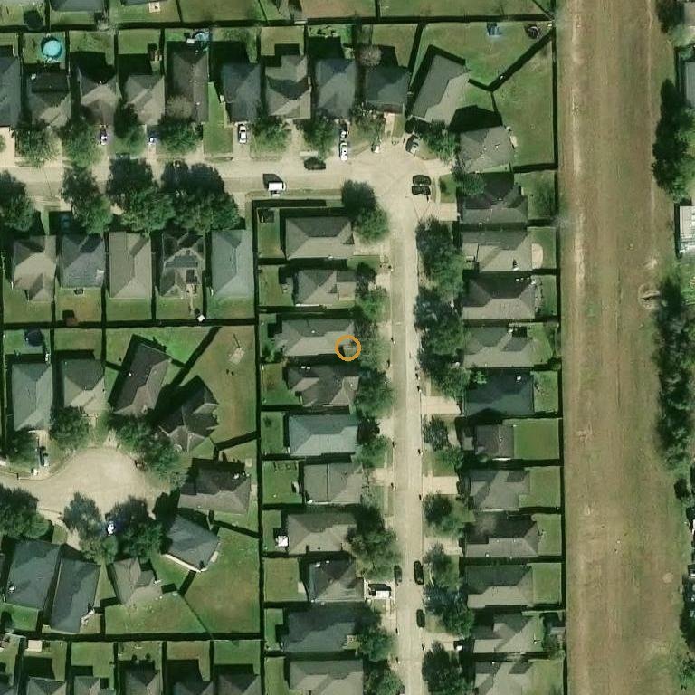 Aerial of 4743 Montclair Hill Ln, Fresno, TX 77545