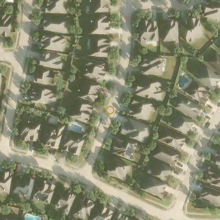 Aerial of 4806 Emily Forest Trl, Katy, TX 77494