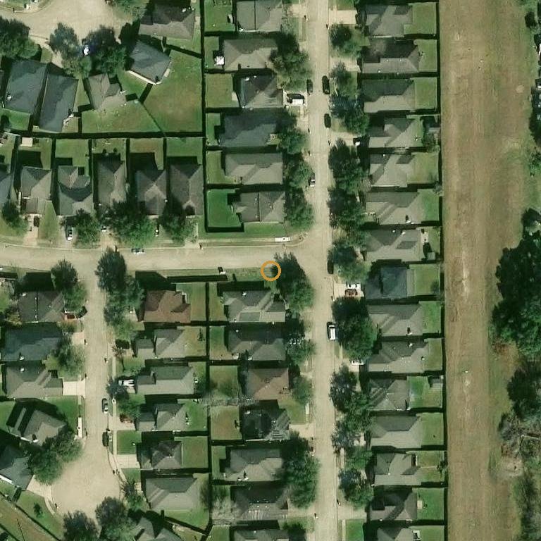 Aerial of 4814 Montclair Hill Ln, Fresno, TX 77545