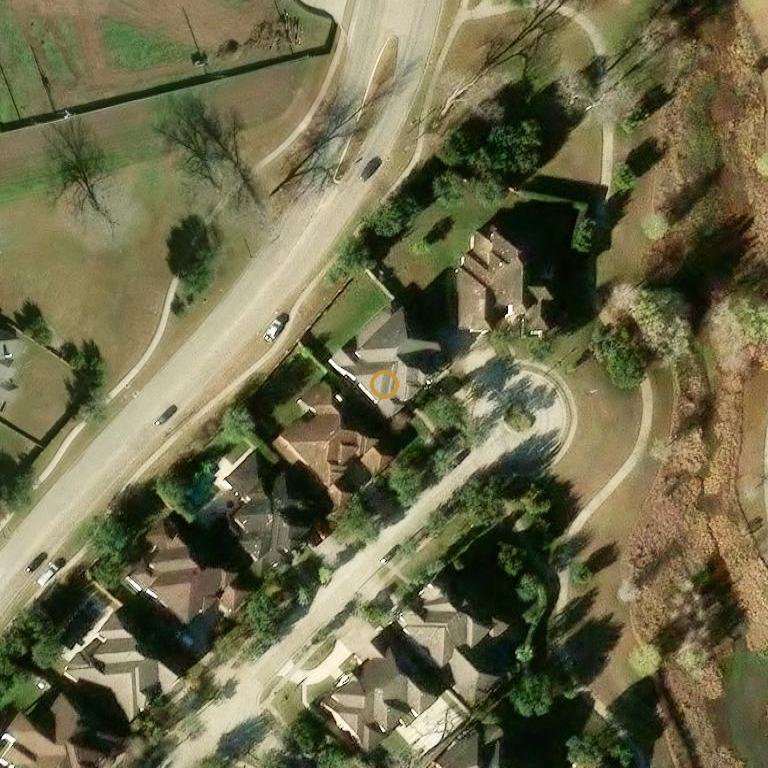 Aerial of 5004 Bellevue Falls Ln, Sugar Land, TX 77479