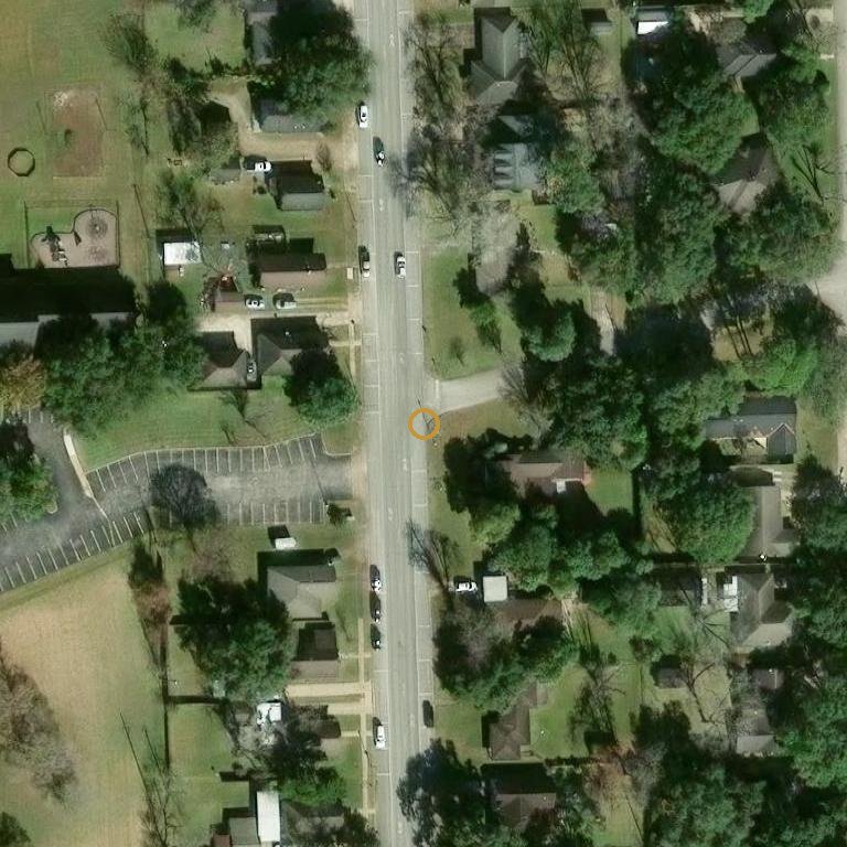 Aerial of 506 Brooks St, Sugar Land, TX 77478