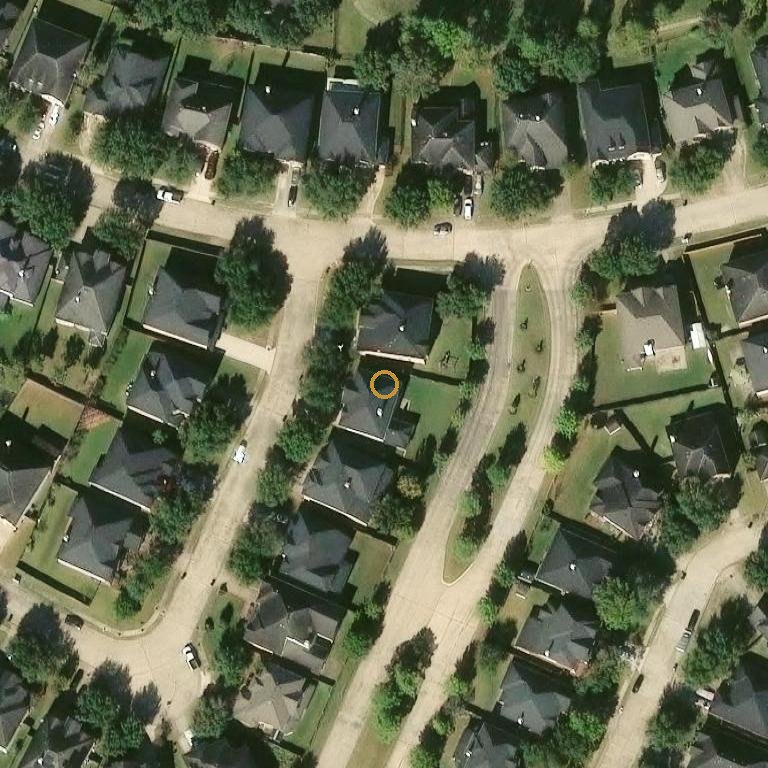Aerial of 514 Summer Mist Ln, Rosenberg, TX 77469
