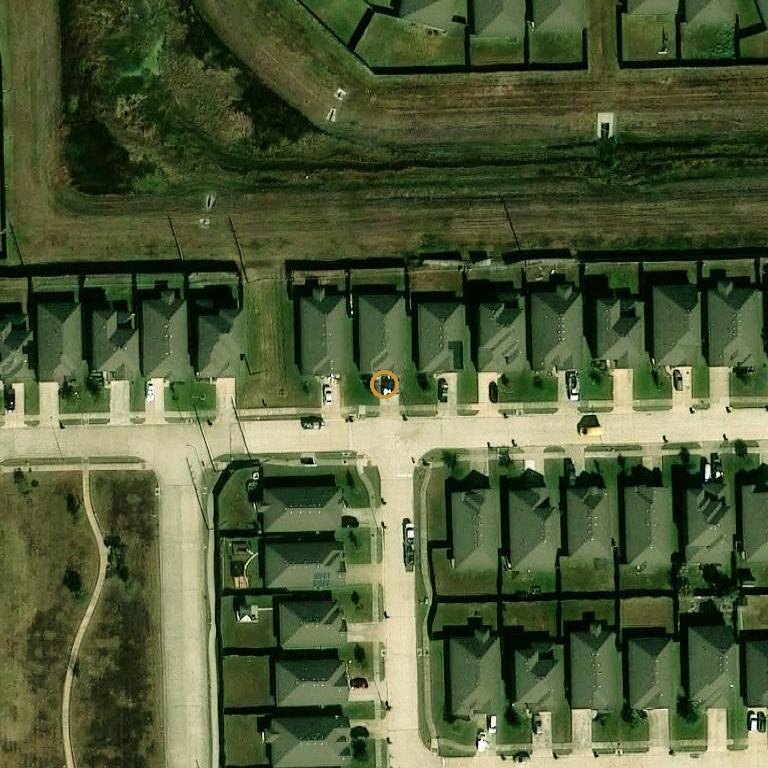 Aerial of 519 Ashley Falls Ln, Rosharon, TX 77583