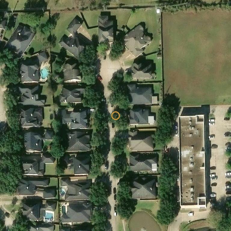 Aerial of 519 Sunny River Ln, Richmond, TX 77406