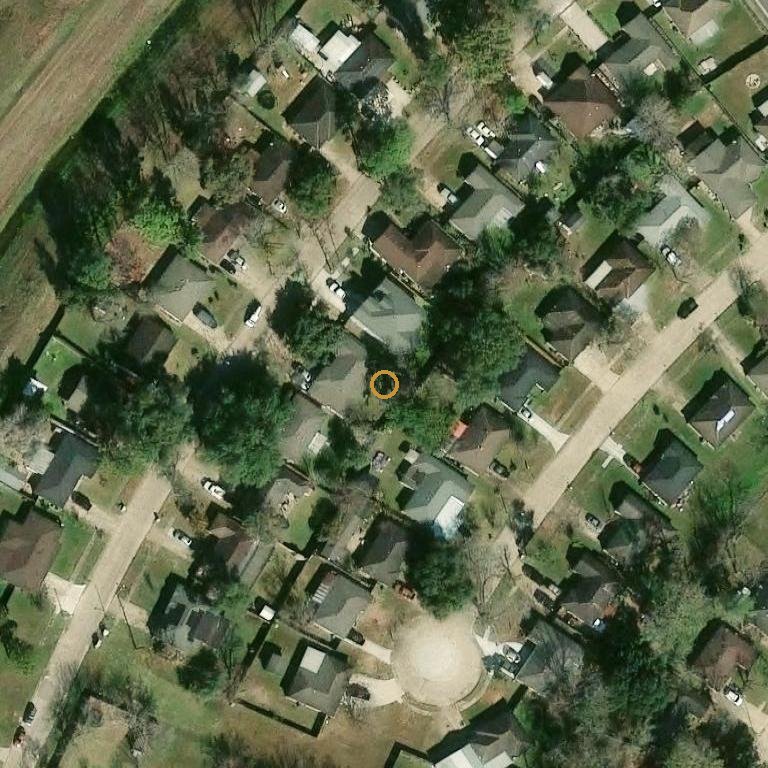 Aerial of 5347 Castle Creek Ln, Houston, TX 77053