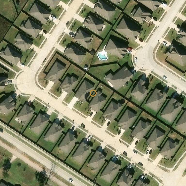 Aerial of 5528 Knox Landing Dr, Rosenberg, TX 77469